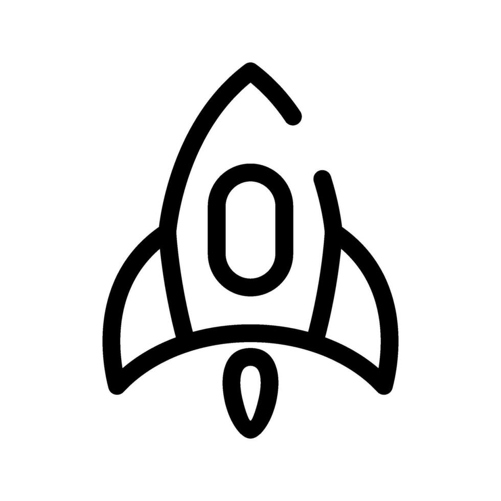 Rocket Icon Vector Symbol Design Illustration