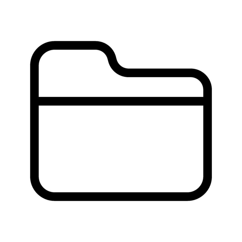 Folder Icon Vector Symbol Design Illustration