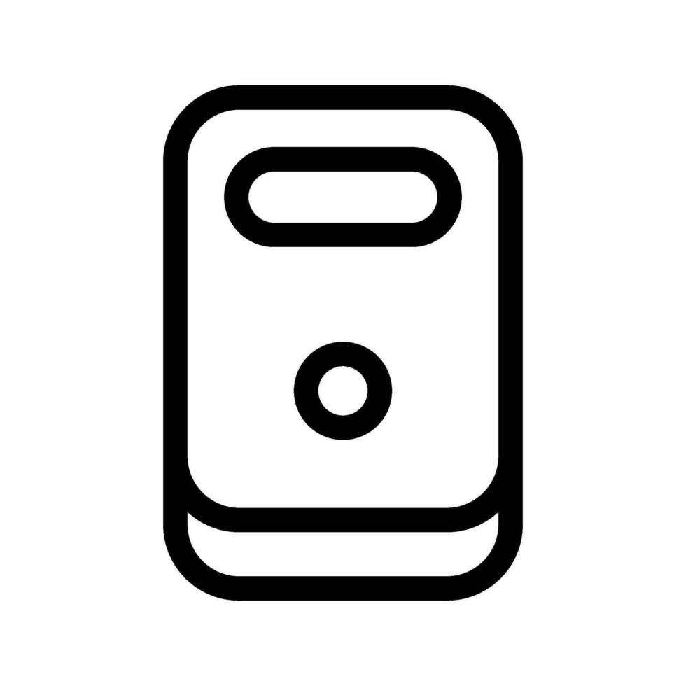 Cpu Icon Vector Symbol Design Illustration
