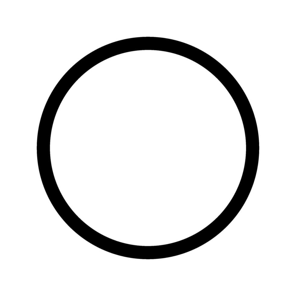 Circle Icon Vector Symbol Design Illustration