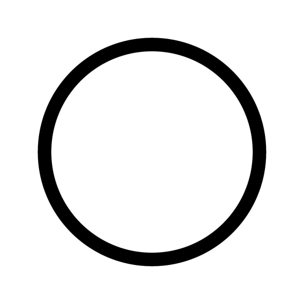 Circle Icon Vector Symbol Design Illustration