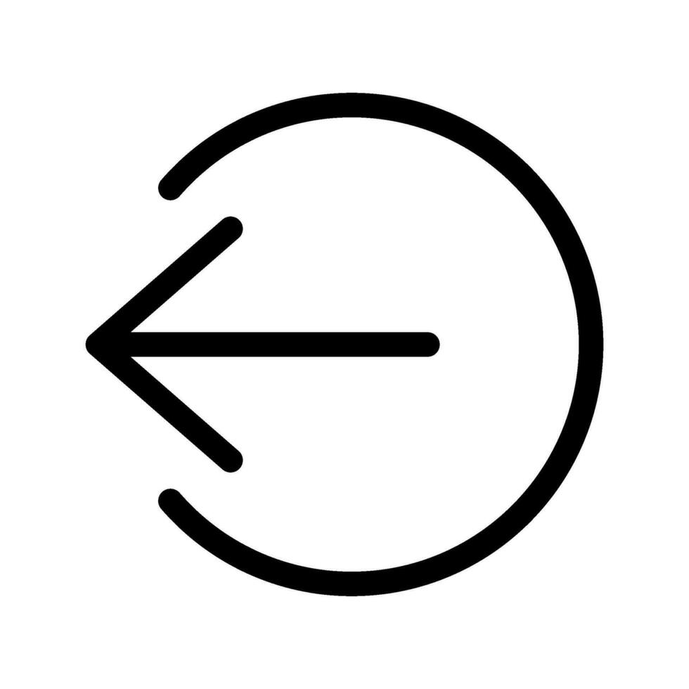 Exit Icon Vector Symbol Design Illustration