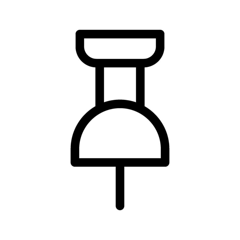 Push Pin Icon Vector Symbol Design Illustration
