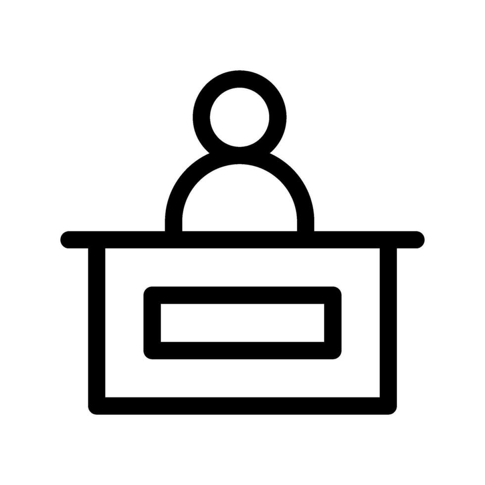 Reception Icon Vector Symbol Design Illustration