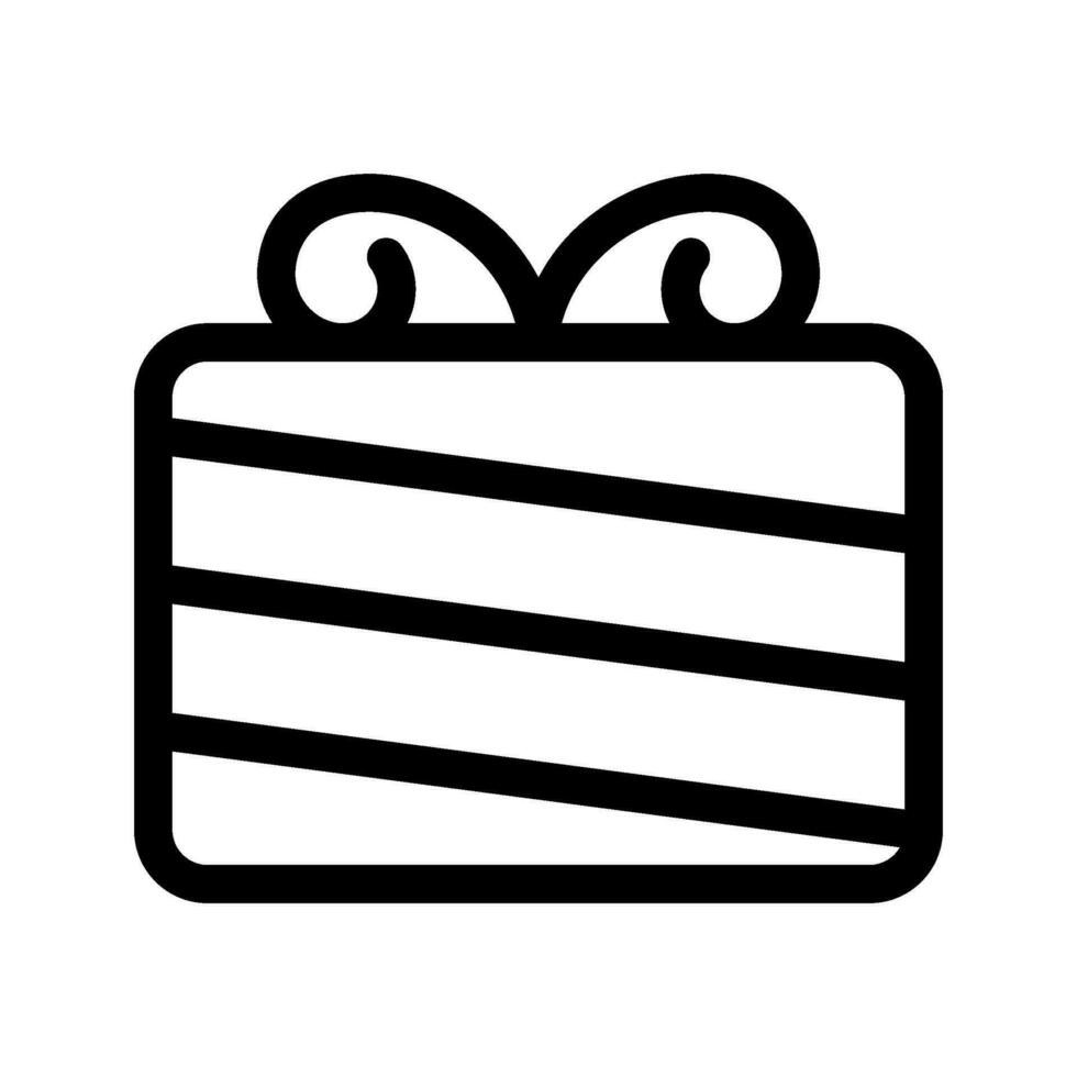 regalo caja icono vector símbolo diseño ilustración