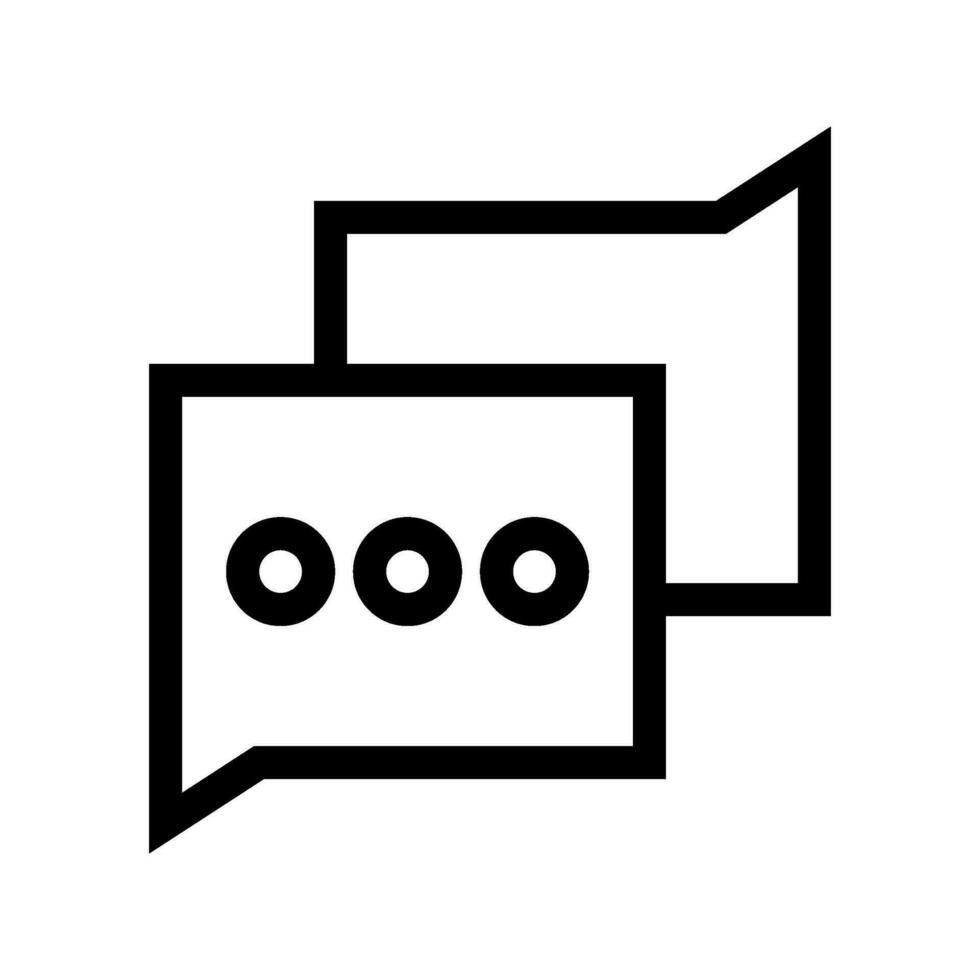 Chat Icon Vector Symbol Design Illustration