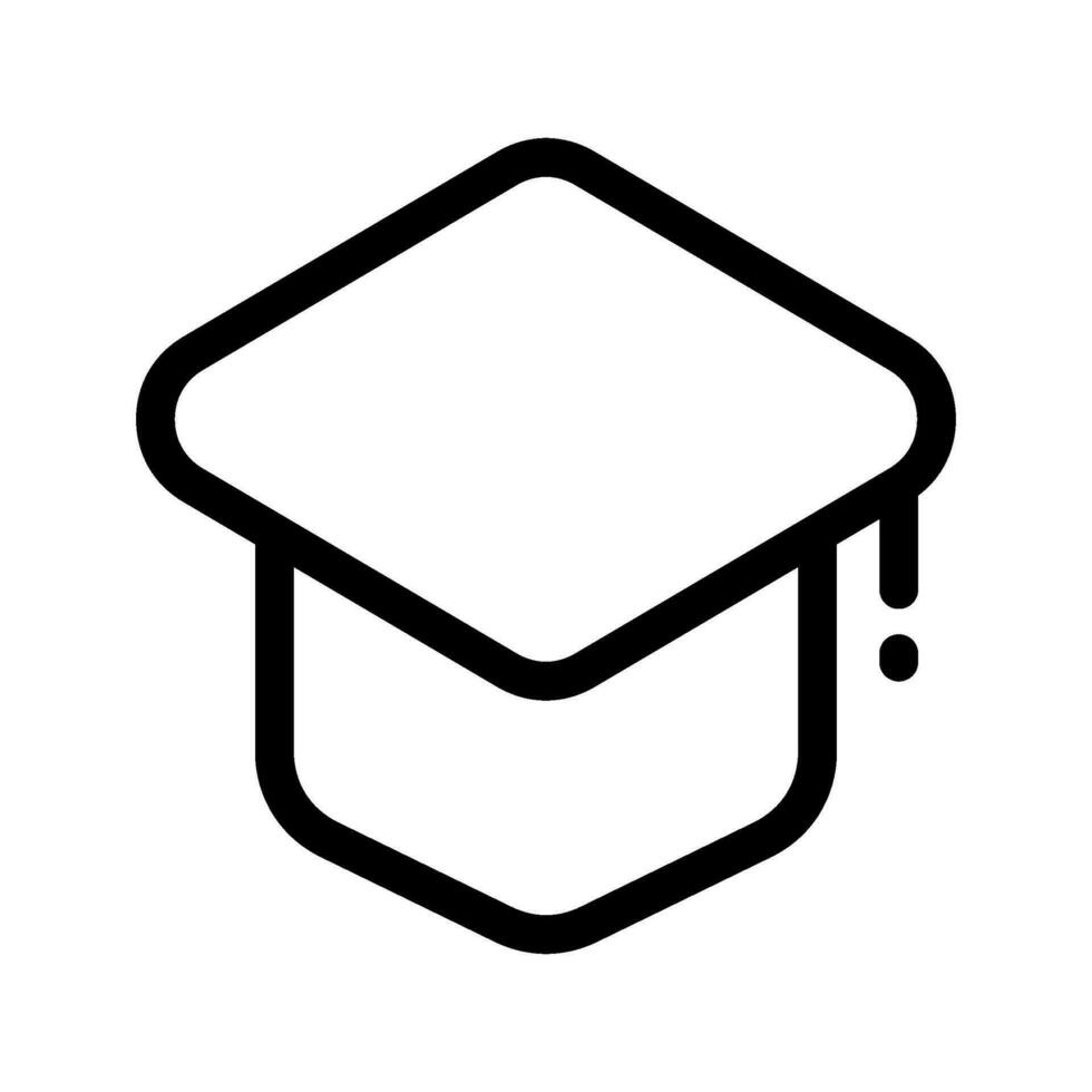 Graduation Cap Icon Vector Symbol Design Illustration