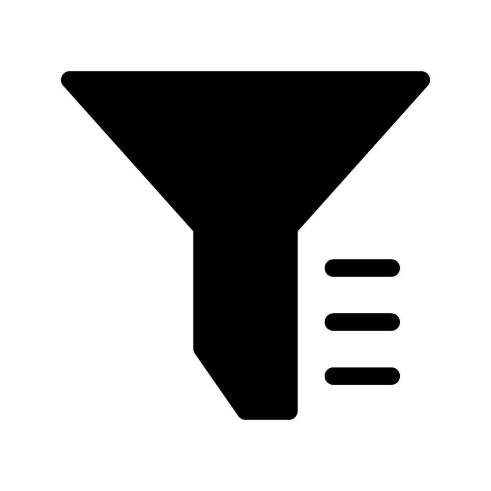 Filter Icon Vector Symbol Design Illustration