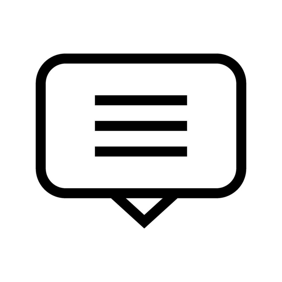 Message Icon Vector Symbol Design Illustration