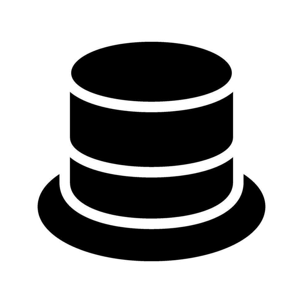 Top Hat Icon Vector Symbol Design Illustration
