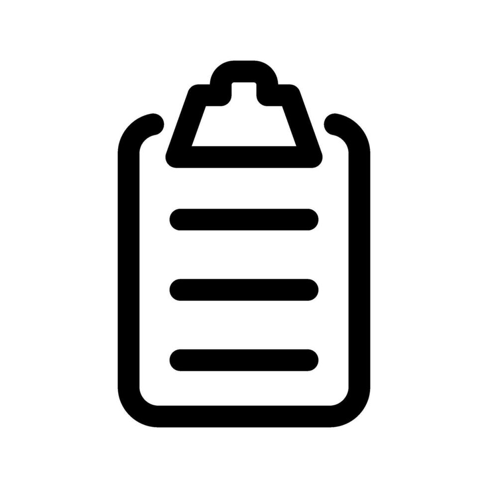 Clipboard Icon Vector Symbol Design Illustration