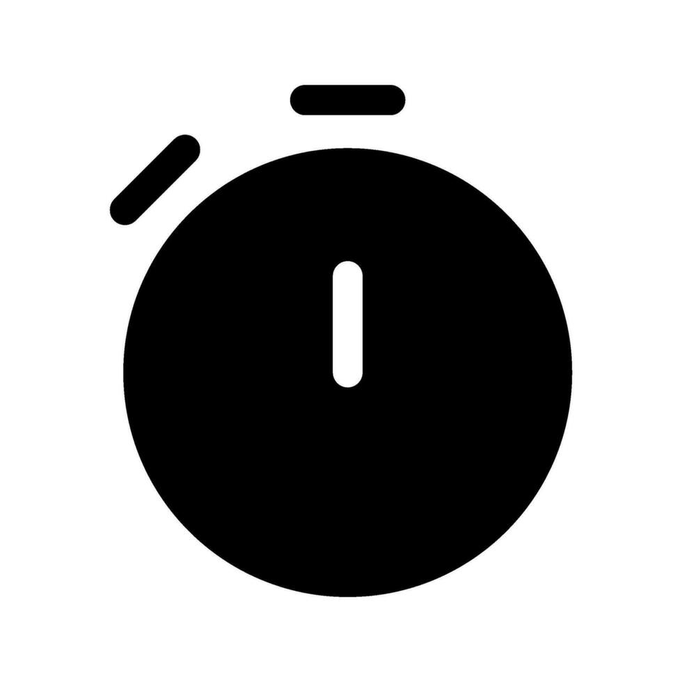 Stopwatch Icon Vector Symbol Design Illustration