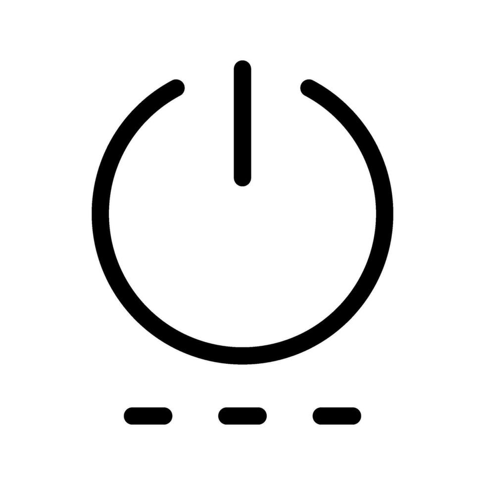 Standby Icon Vector Symbol Design Illustration