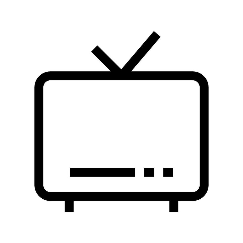 Television Icon Vector Symbol Design Illustration