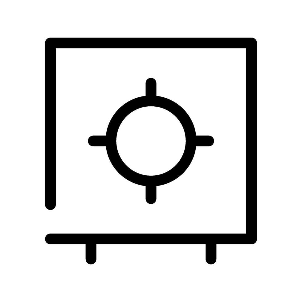 Safe Box Icon Vector Symbol Design Illustration