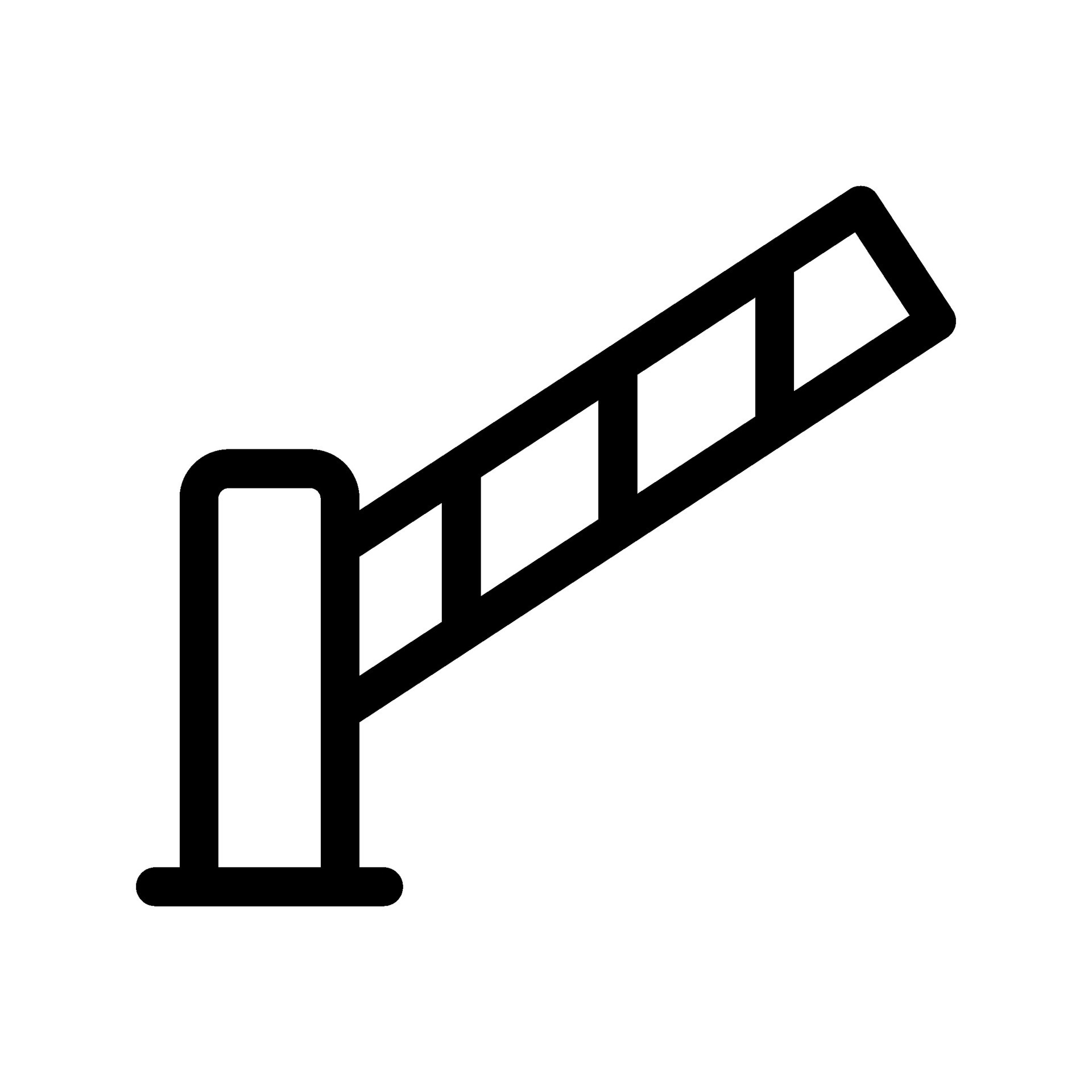 Parking Barrier Icon Vector Symbol Design Illustration 26633108 Vector