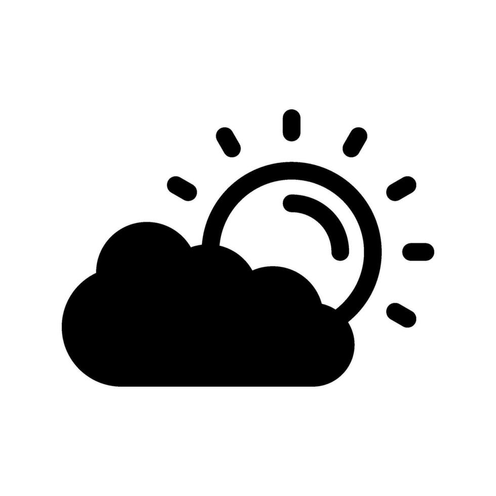 Sunny Icon Vector Symbol Design Illustration