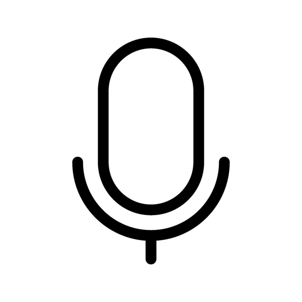 Microphone Icon Vector Symbol Design Illustration