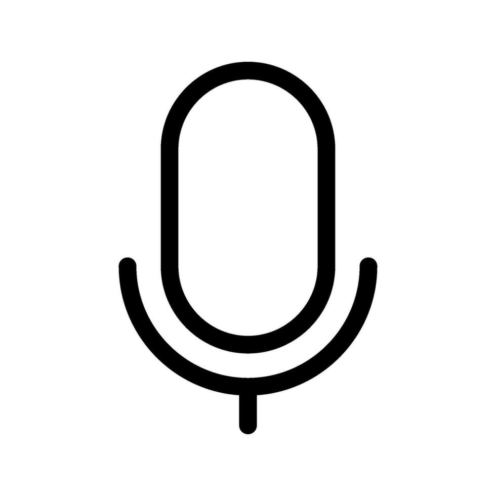 Microphone Icon Vector Symbol Design Illustration