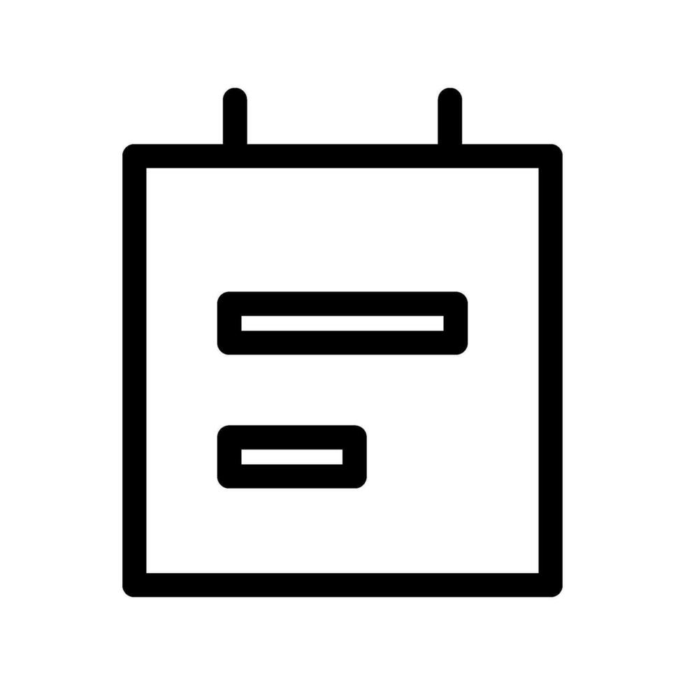 Note Icon Vector Symbol Design Illustration