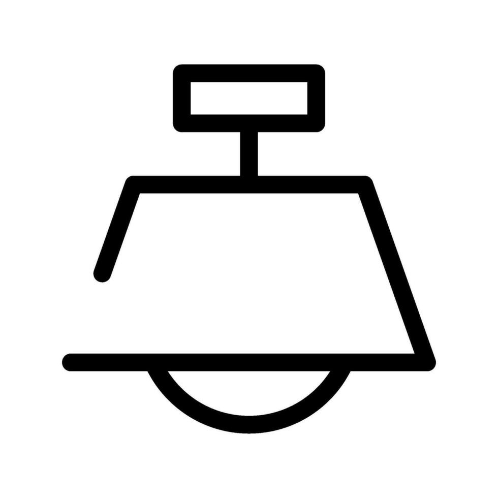 Ceiling Light Icon Vector Symbol Design Illustration