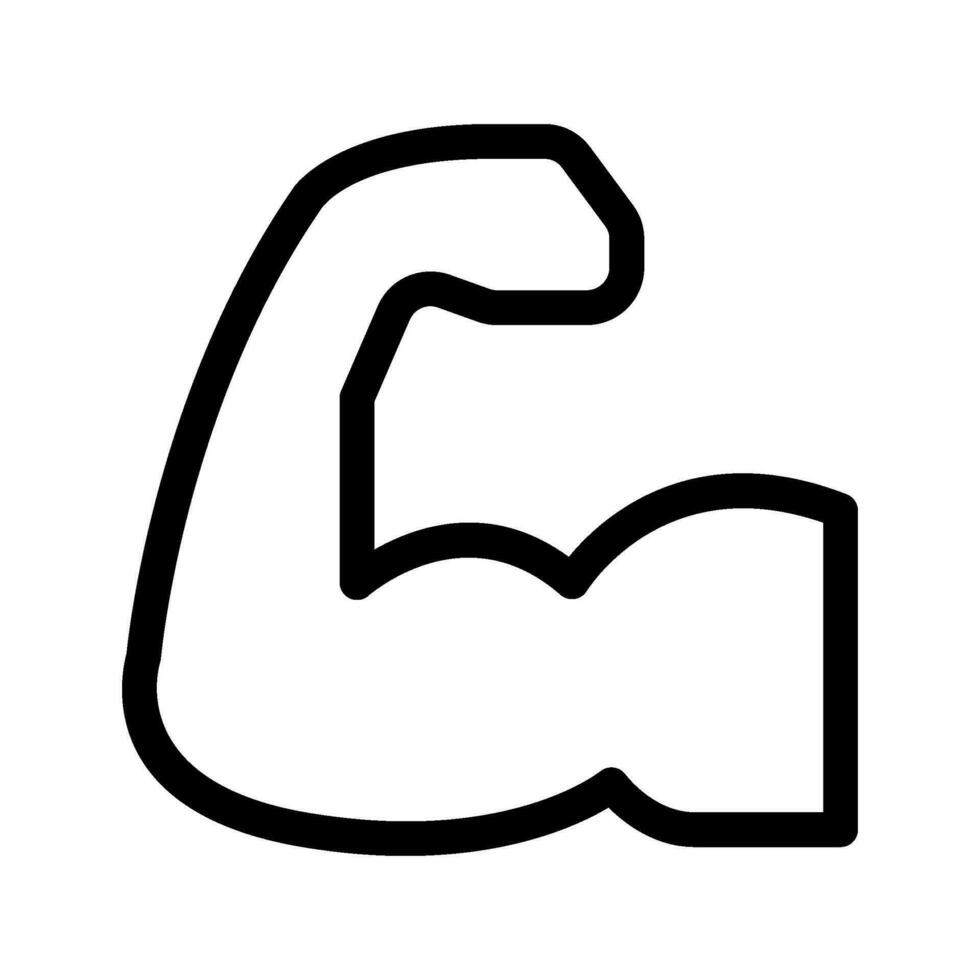 Strength Icon Vector Symbol Design Illustration