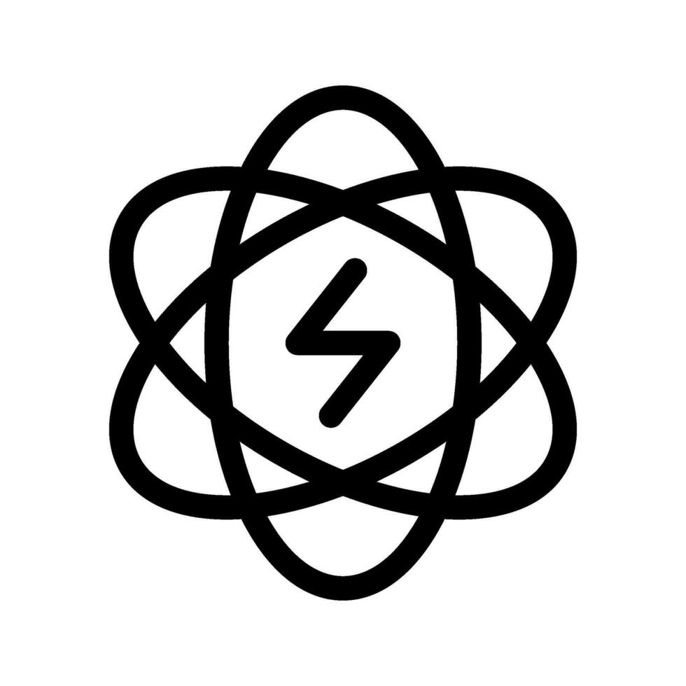Atom Icon Vector Symbol Design Illustration