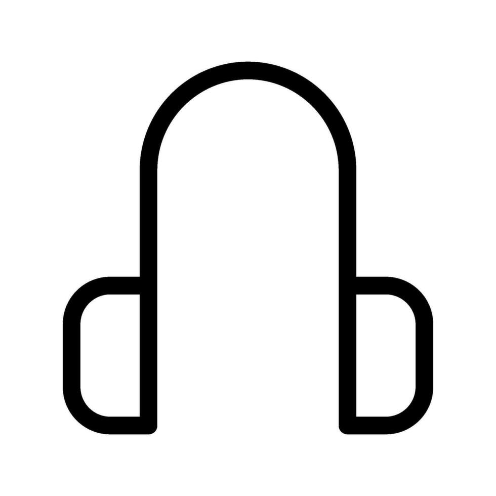 Headphone Icon Vector Symbol Design Illustration