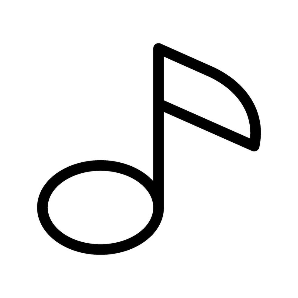 Musical Note Icon Vector Symbol Design Illustration