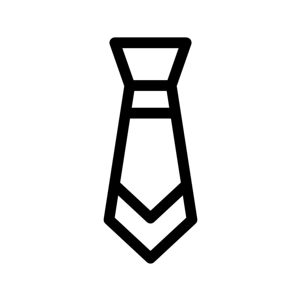 Corbata icono vector símbolo diseño ilustración