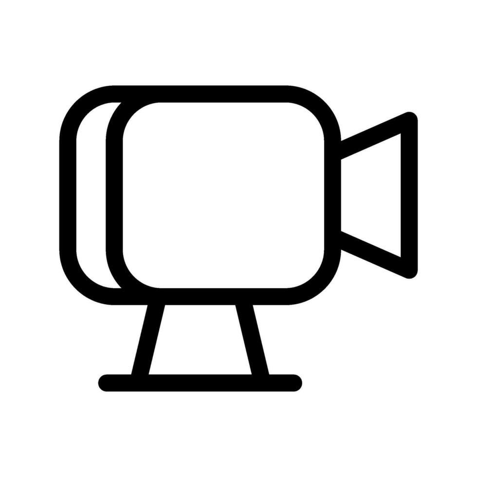 Video Camera Icon Vector Symbol Design Illustration