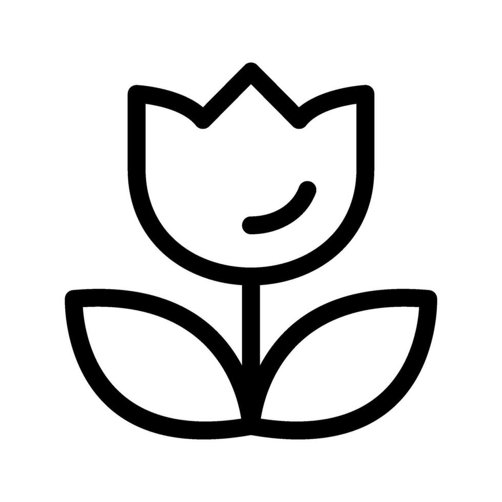 Tulip Icon Vector Symbol Design Illustration