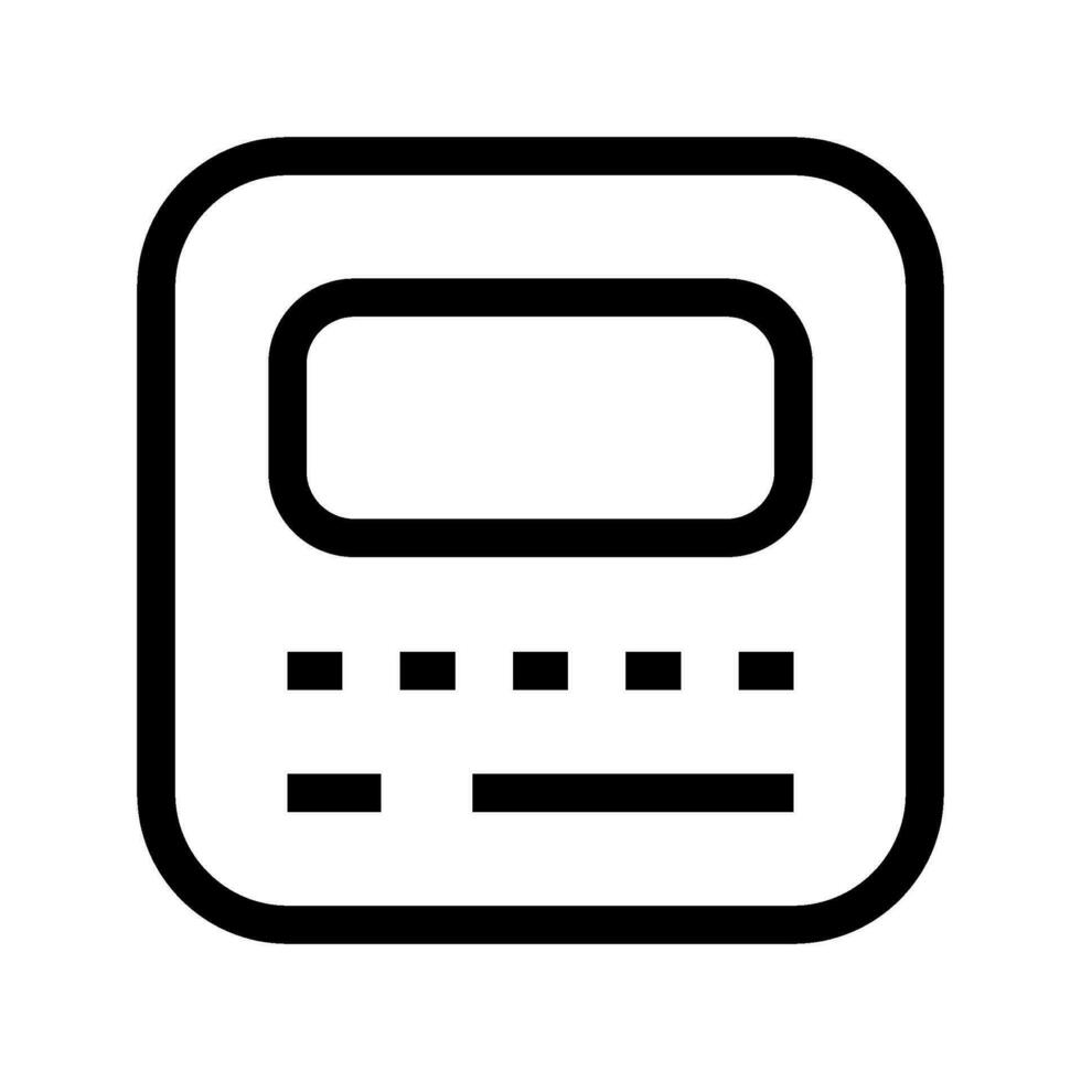 Calculator Icon Vector Symbol Design Illustration