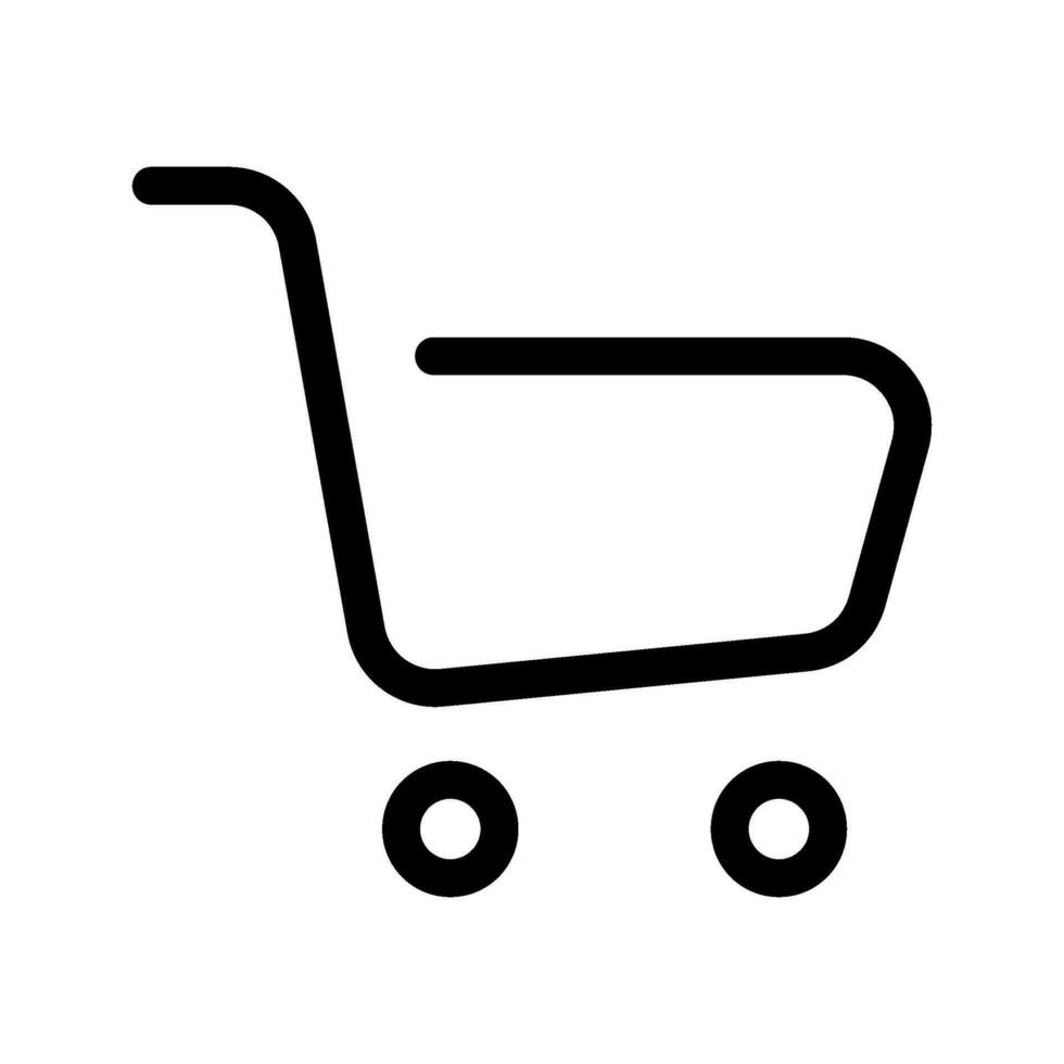 compras carro icono vector símbolo diseño ilustración