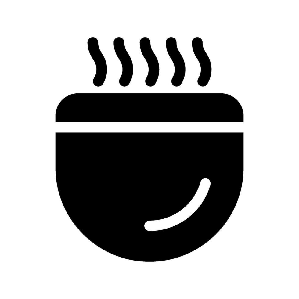 Hot Soup Icon Vector Symbol Design Illustration