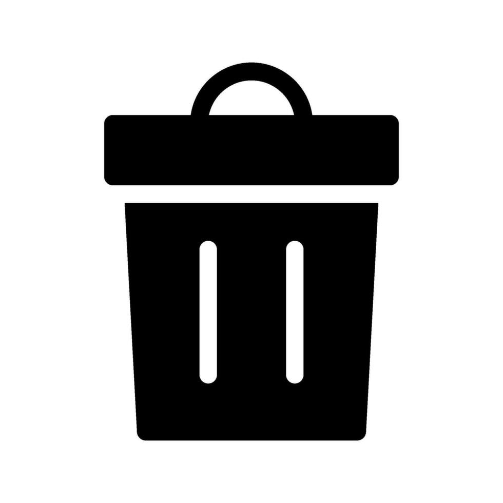 basura icono vector símbolo diseño ilustración