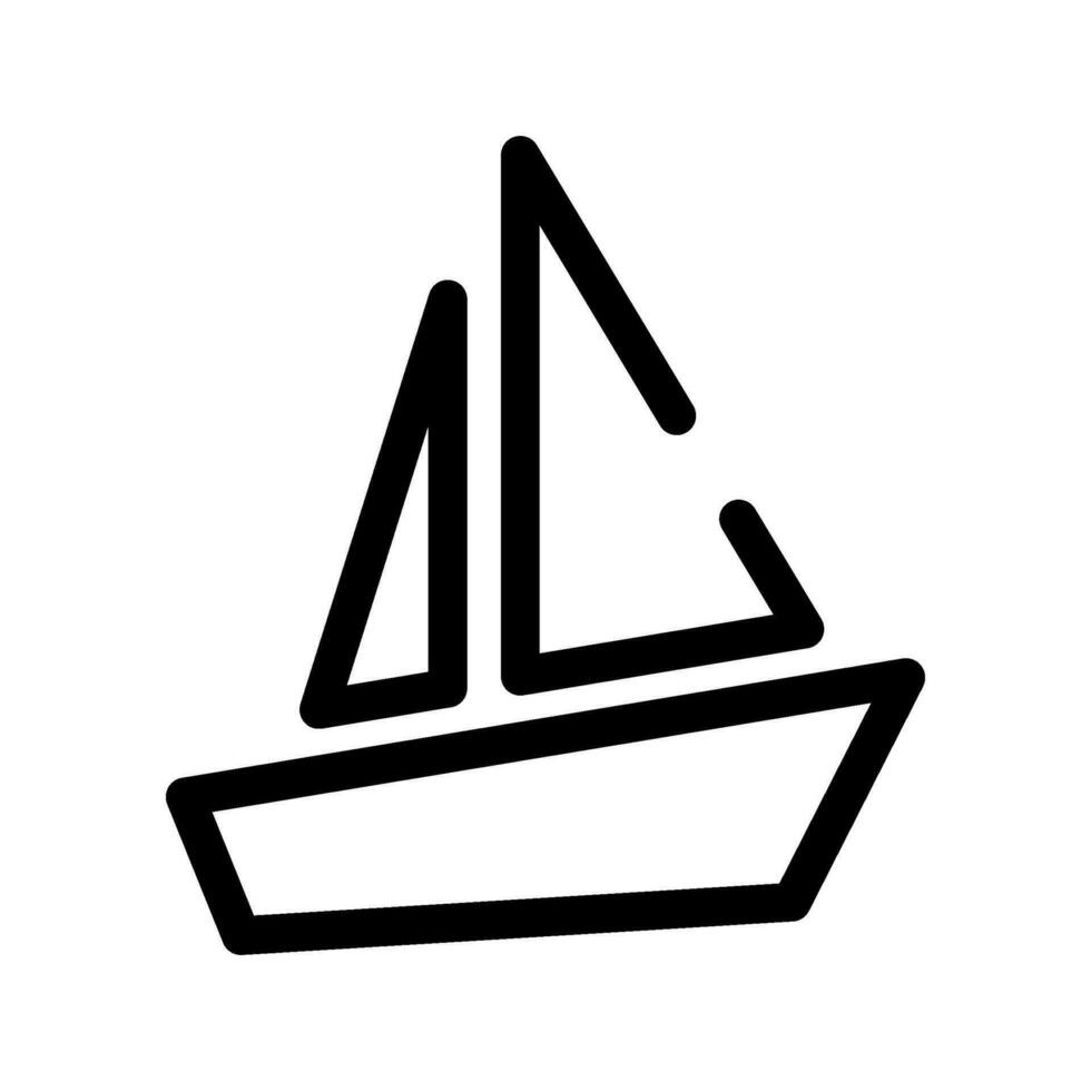 velero icono vector símbolo diseño ilustración