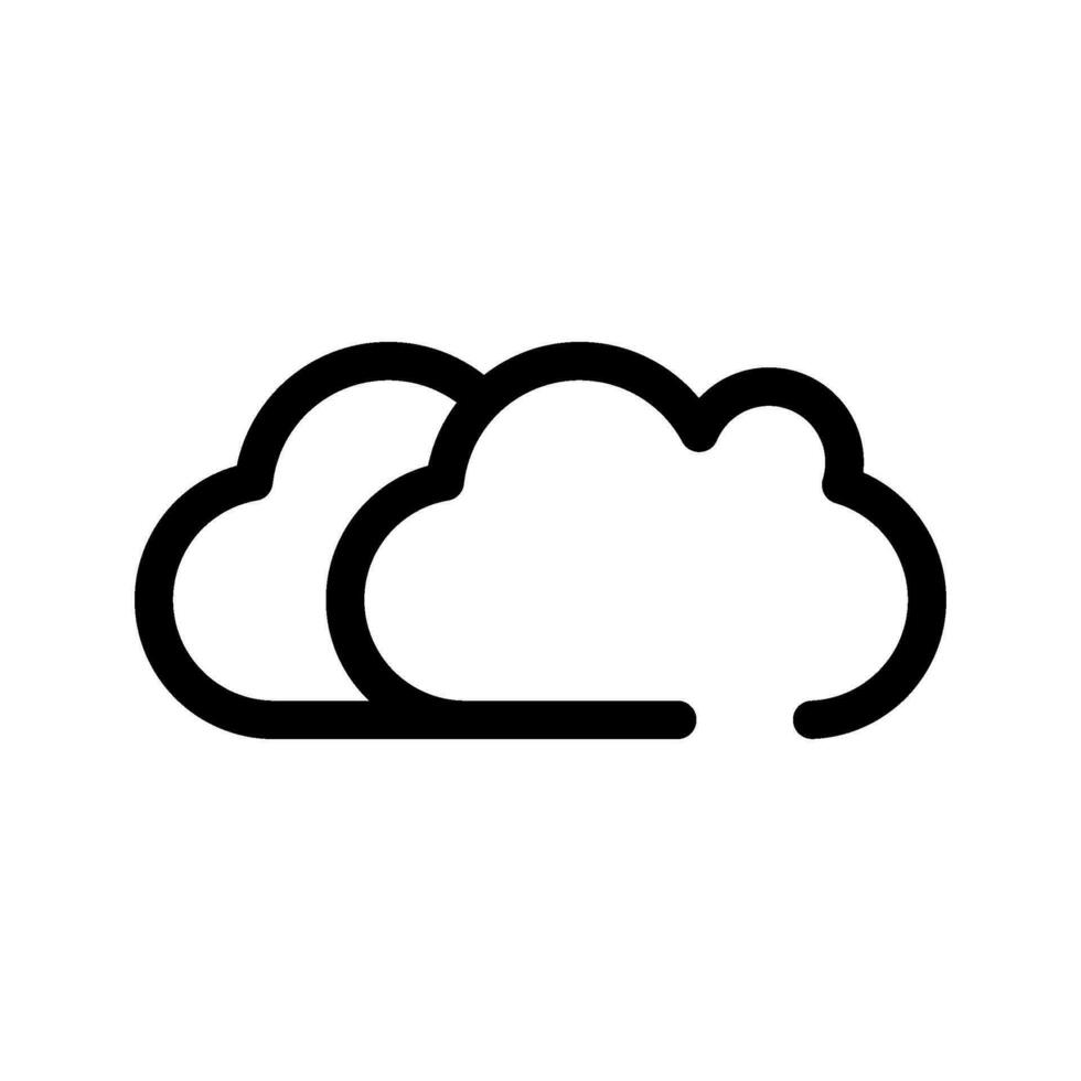 nube icono vector símbolo diseño ilustración