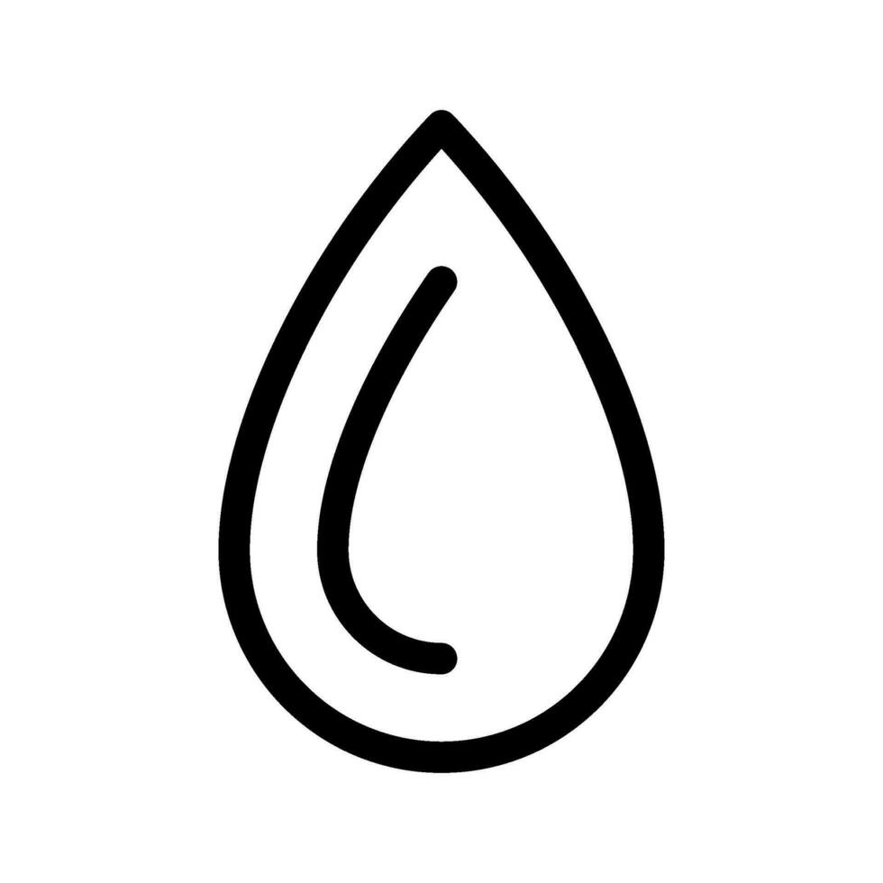 Droplet Icon Vector Symbol Design Illustration