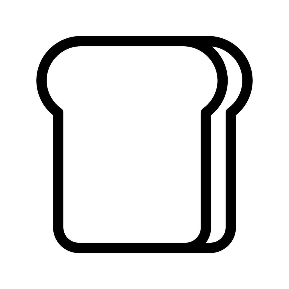 un pan icono vector símbolo diseño ilustración