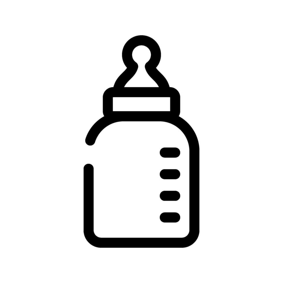 Baby Bottle Icon Vector Symbol Design Illustration