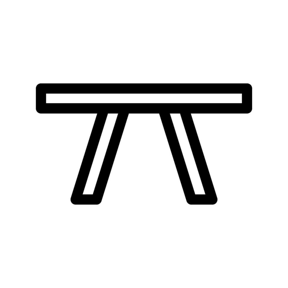 Table Icon Vector Symbol Design Illustration