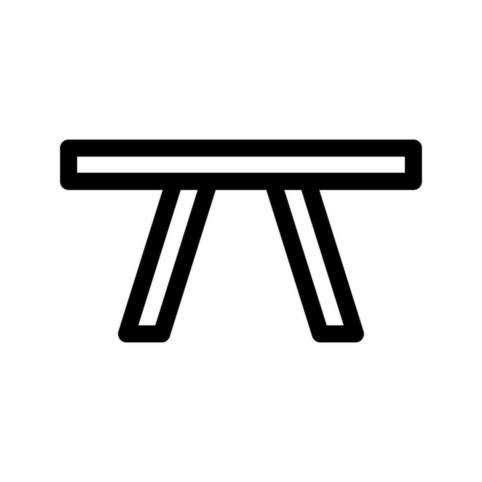 Table Icon Vector Symbol Design Illustration