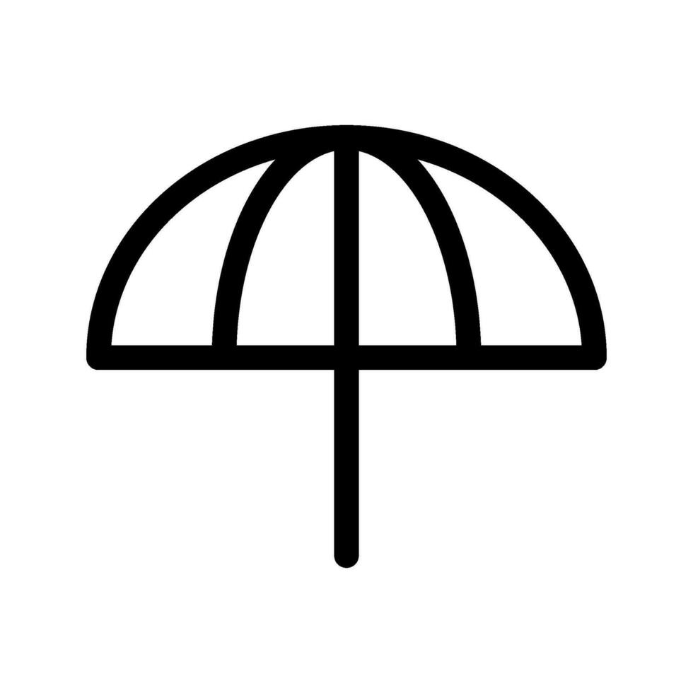 Umbrella Icon Vector Symbol Design Illustration