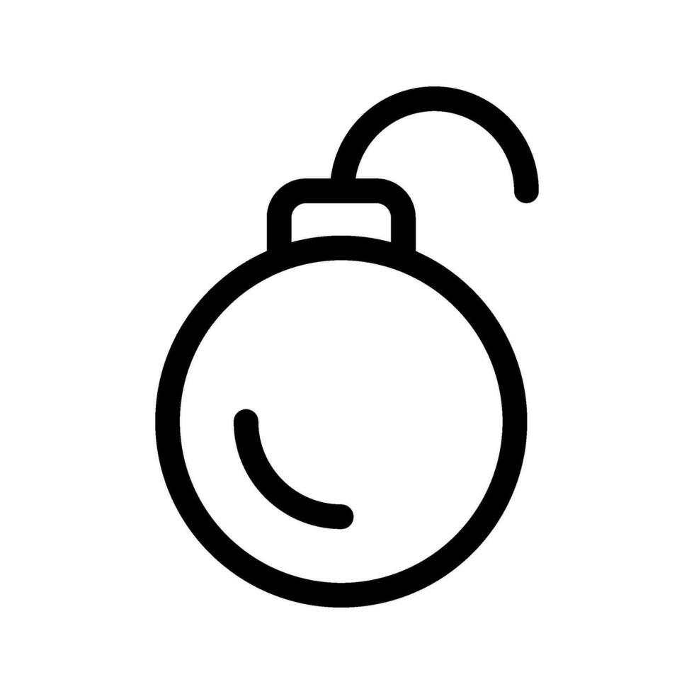 bomba icono vector símbolo diseño ilustración