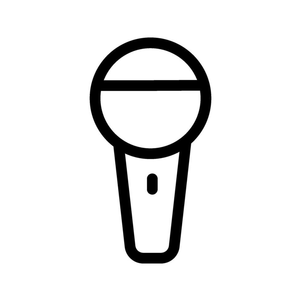 Mic Icon Vector Symbol Design Illustration