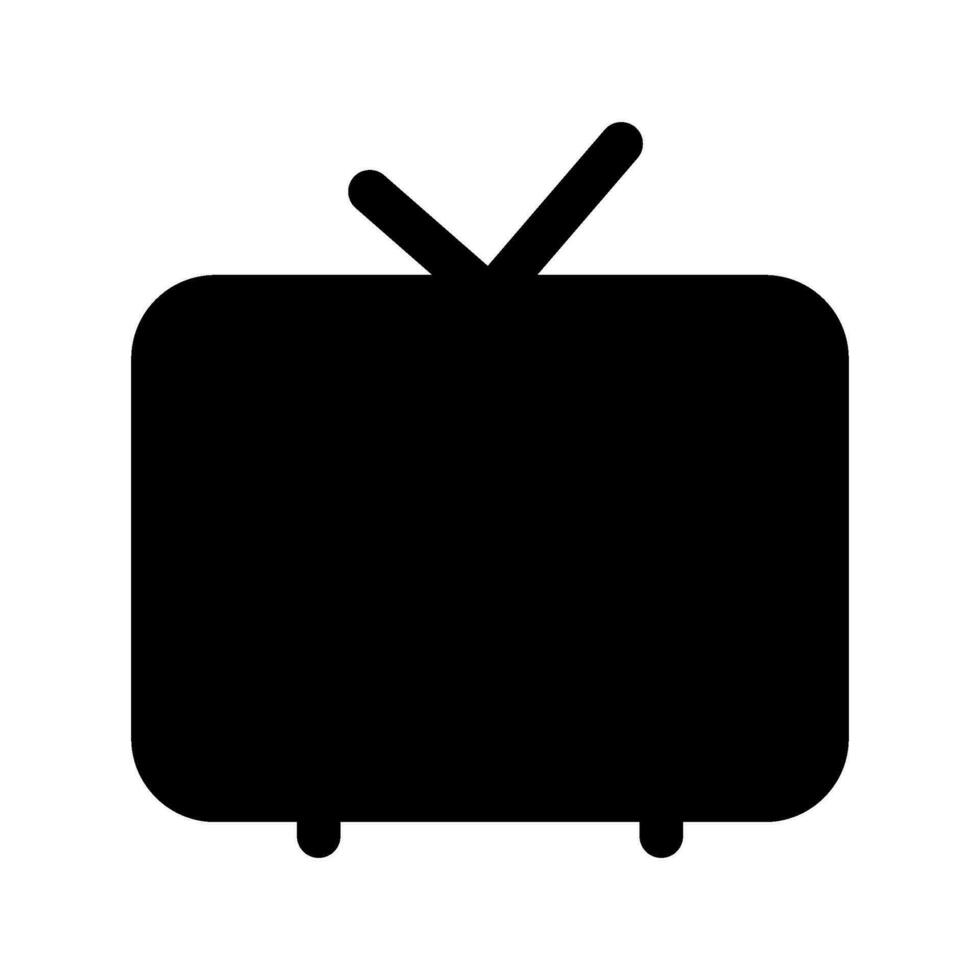 Television Icon Vector Symbol Design Illustration