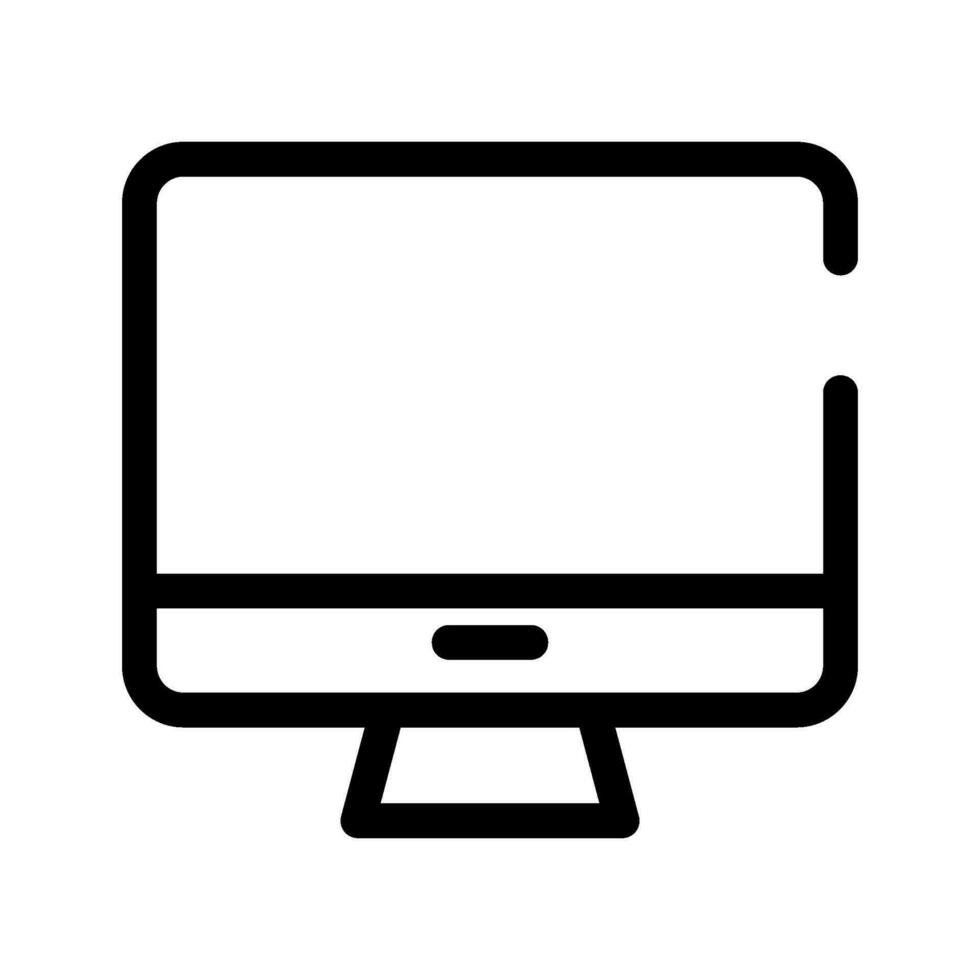 computadora icono vector símbolo diseño ilustración