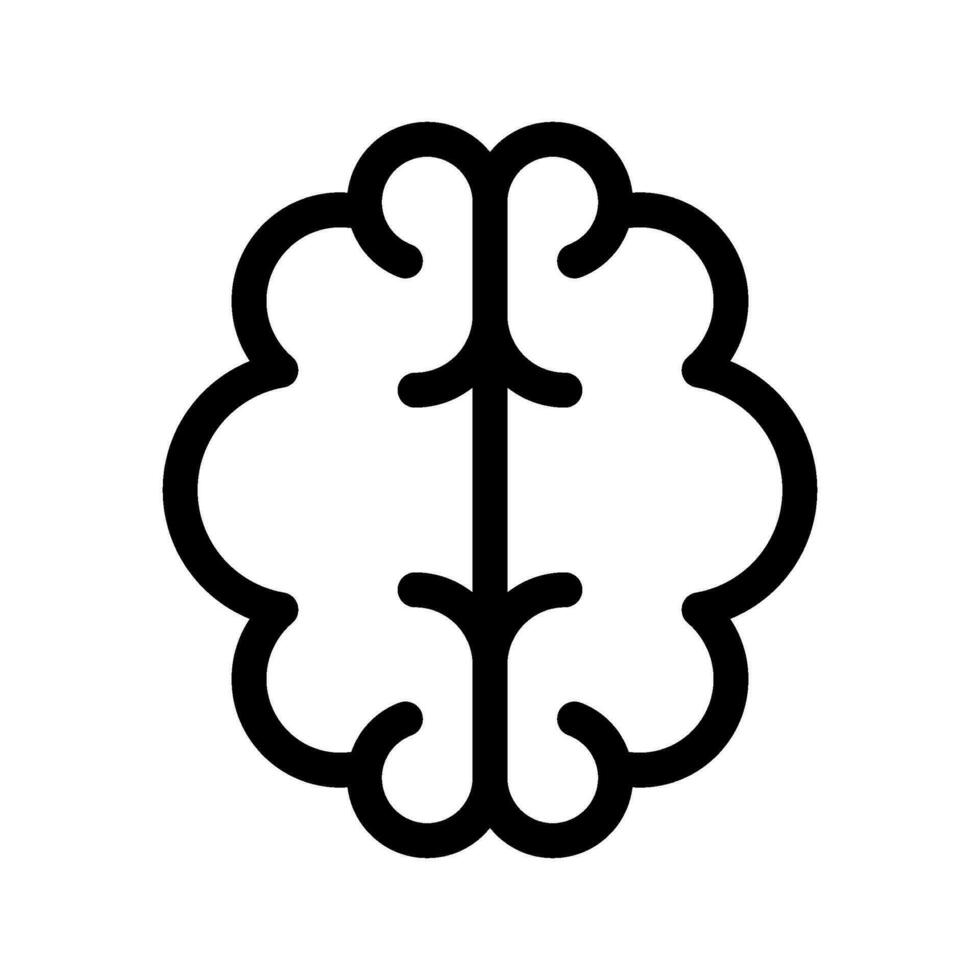 Brain Icon Vector Symbol Design Illustration
