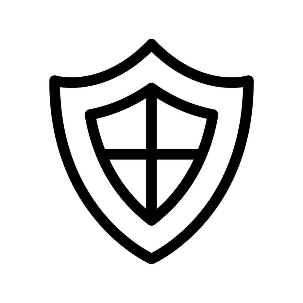 Shield Icon Vector Symbol Design Illustration